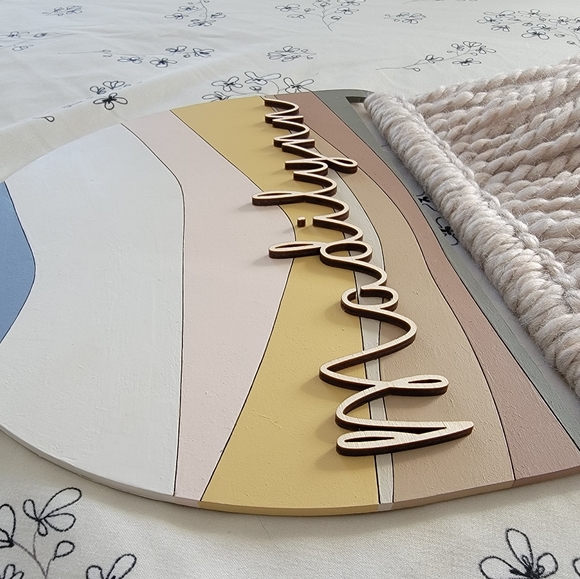 Custom Nursery Baby Signs - Picture 5 of 5